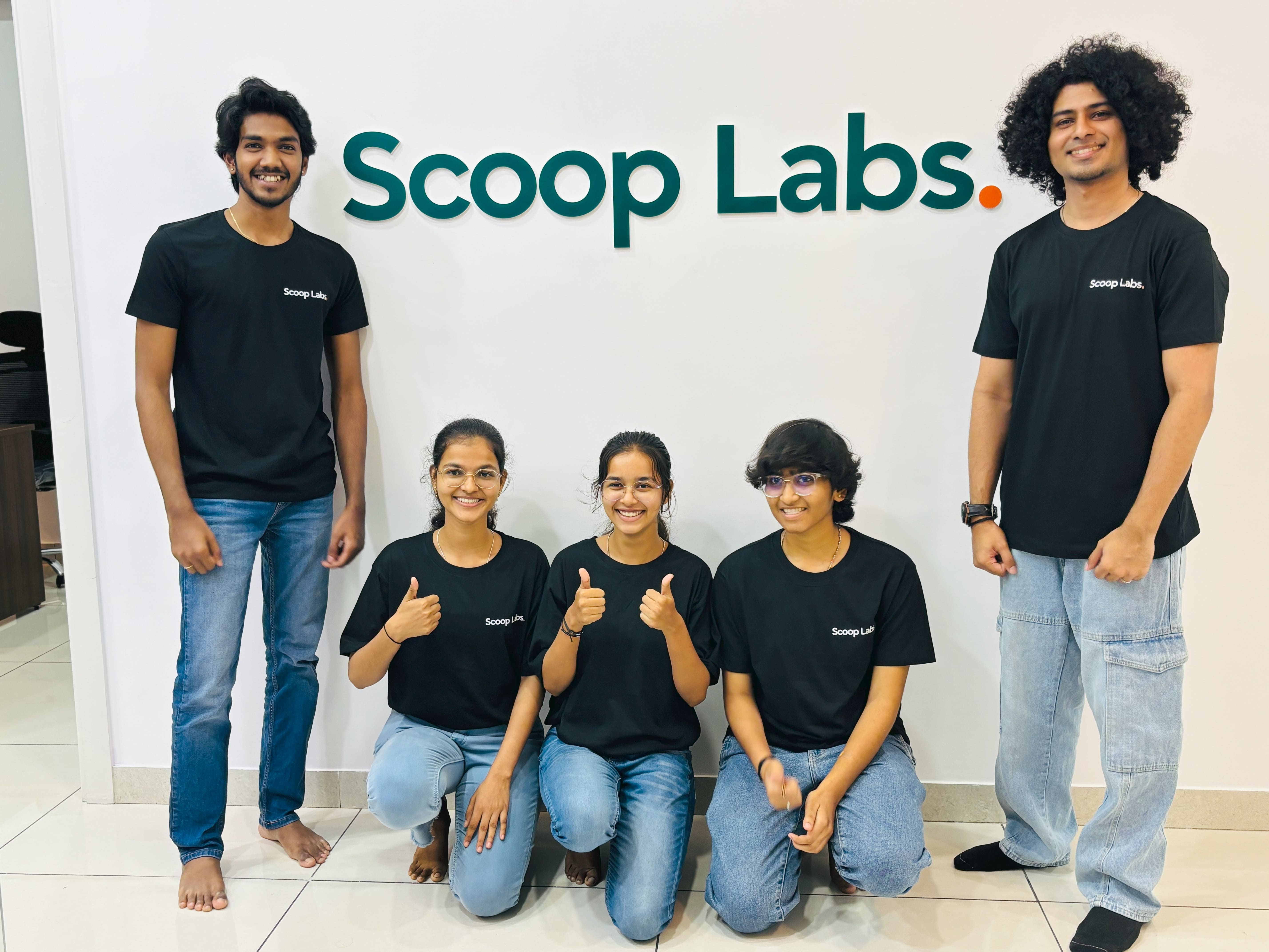 Group of Students In Scoop lab