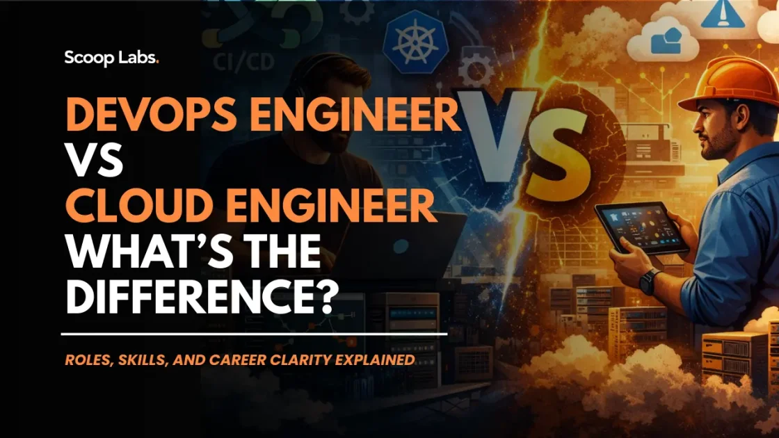 Scoop Labs Blogs: DevOps engineer vs cloud engineer: what's the difference?